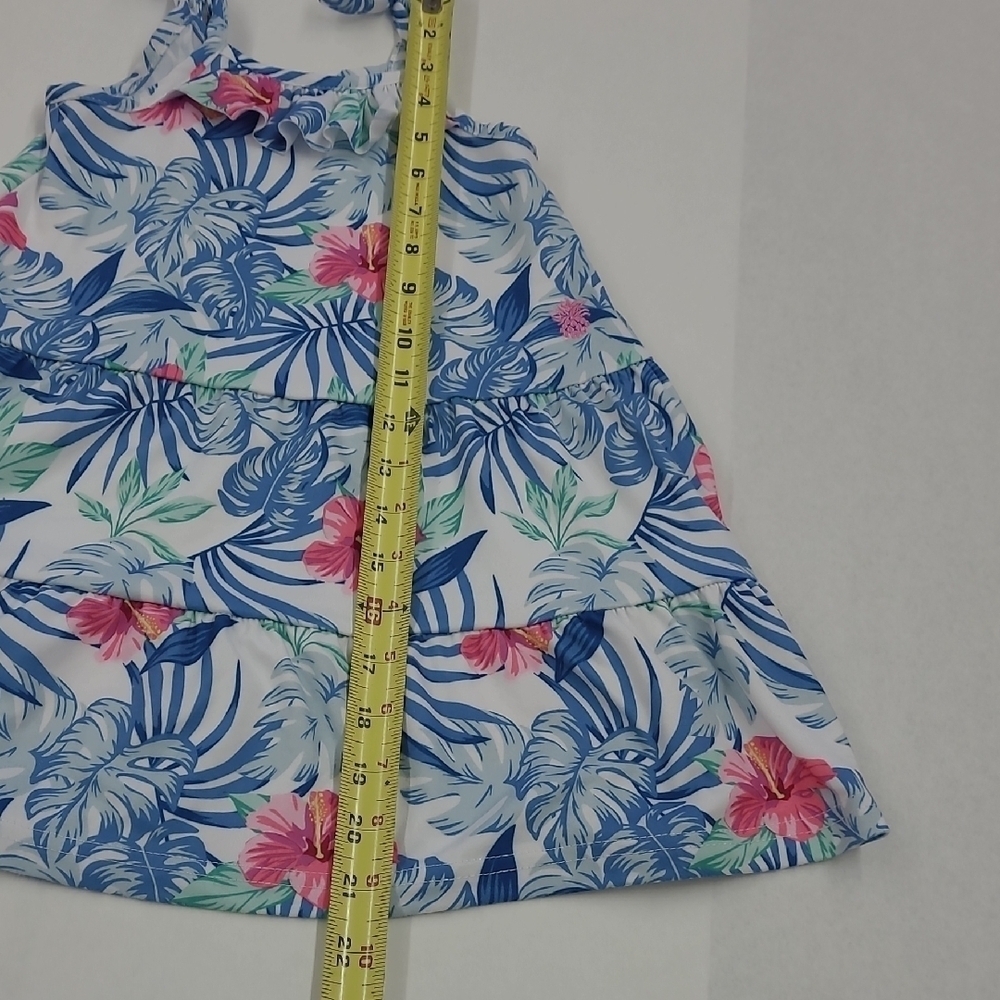 Tommy Bahama Floral Kids Dress Lot - Pink and Blue Size 2T - Picture 6 of 9